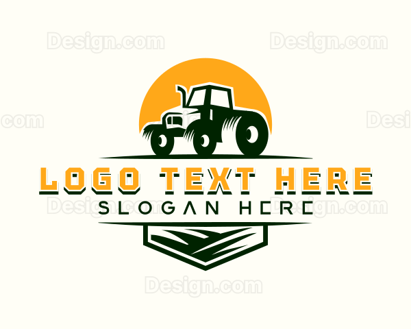 Agriculture Farm Tractor Logo