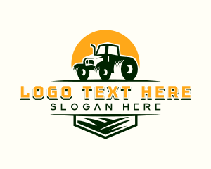 Agriculture Farm Tractor logo