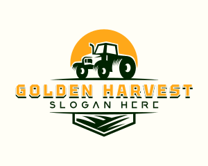 Agriculture Farm Tractor logo design