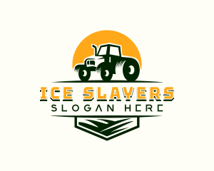 Agriculture Farm Tractor logo design