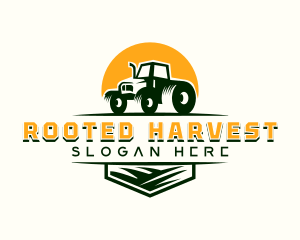 Agriculture Farm Tractor logo design