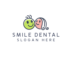 Colorful Children Smiley logo design