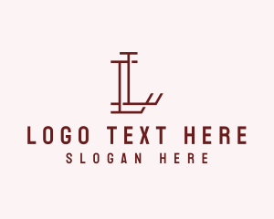 Luxury Modern Letter L logo design