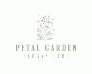 Holistic Herbal Shrooms  logo design