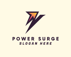 Electric Voltage Arrow logo