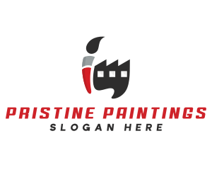 Paint Brush Factory logo design