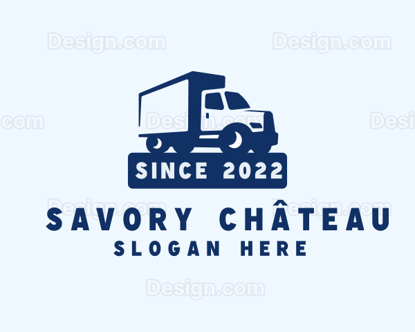 Delivery Truck Forwarding Logo