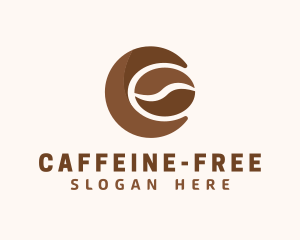 Coffee Bean Letter C  logo design