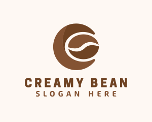 Coffee Bean Letter C  logo design