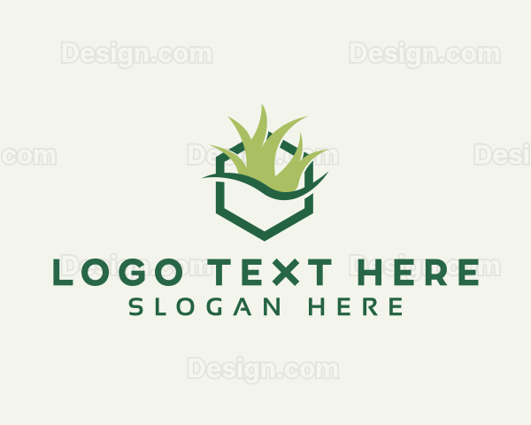 Gardening Grass Lawn Logo