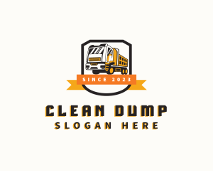 Dump Truck Transport logo design