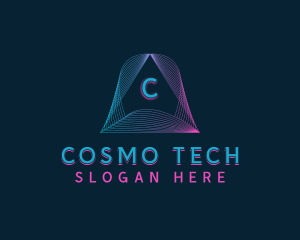 Pyramid Tech Developer logo design