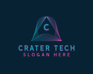 Pyramid Tech Developer logo design