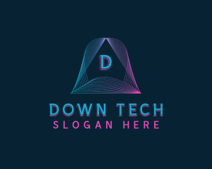 Pyramid Tech Developer logo design