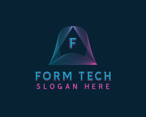 Pyramid Tech Developer logo design