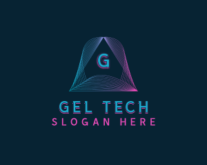 Pyramid Tech Developer logo design