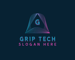 Pyramid Tech Developer logo design