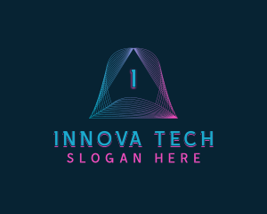 Pyramid Tech Developer logo design