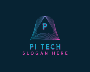 Pyramid Tech Developer logo design