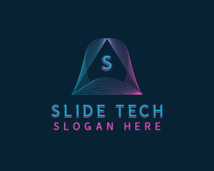 Pyramid Tech Developer logo design