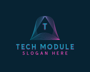 Pyramid Tech Developer logo design