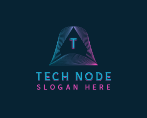 Pyramid Tech Developer logo design