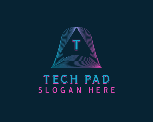 Pyramid Tech Developer logo design