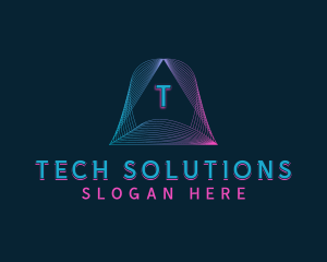 Pyramid Tech Developer logo design