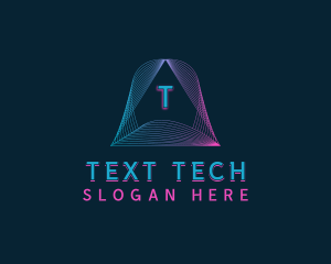 Pyramid Tech Developer logo design