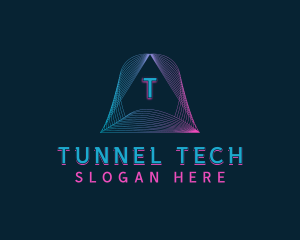 Pyramid Tech Developer logo design