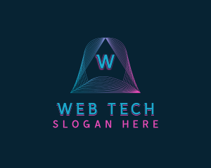 Pyramid Tech Developer logo design