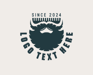 Beard Hairstylist Barbershop logo