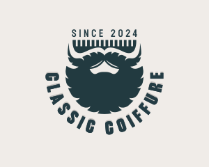 Beard Hairstylist Barbershop logo design