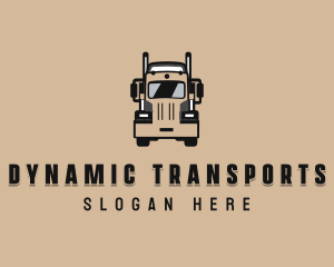 Truck Transport Vehicle logo design