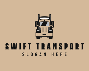 Truck Transport Vehicle logo design