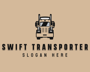 Truck Transport Vehicle logo design