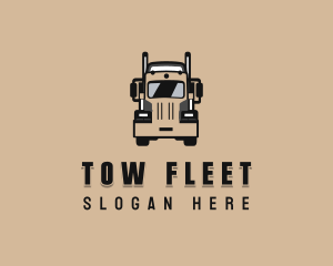 Truck Transport Vehicle logo design