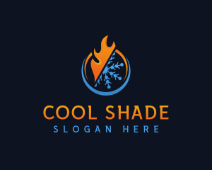 Cool Flame Ventilation logo design