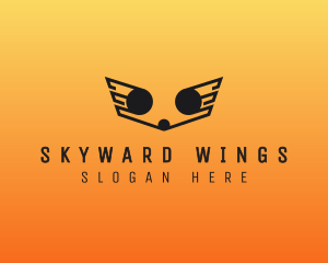 Aircraft Aviation Wing logo design