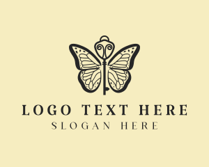 Elegant Butterfly Key  logo