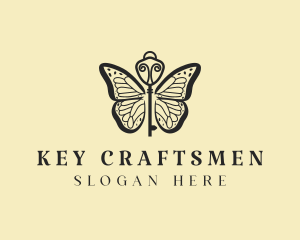 Elegant Butterfly Key  logo