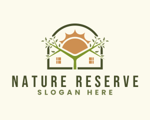 Nature Sun Residence logo design