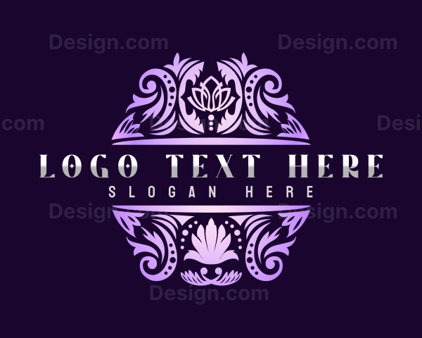 Elegant Lotus Flower Logo