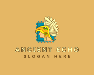 Aztec Avatar Headdress logo design