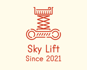 Crane Lift Machine logo design