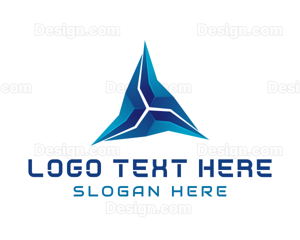 3D Gaming Triangle Logo