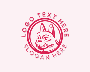Puppy Dog Animal logo