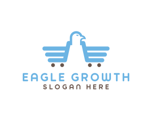 Eagle Shopping Cart logo design