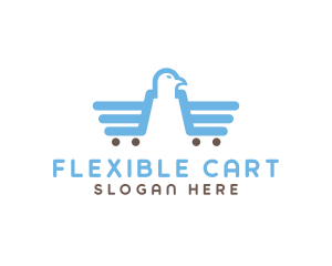 Eagle Shopping Cart logo design