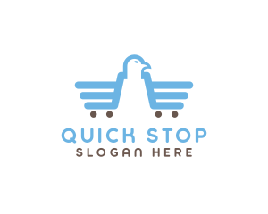 Eagle Shopping Cart logo design